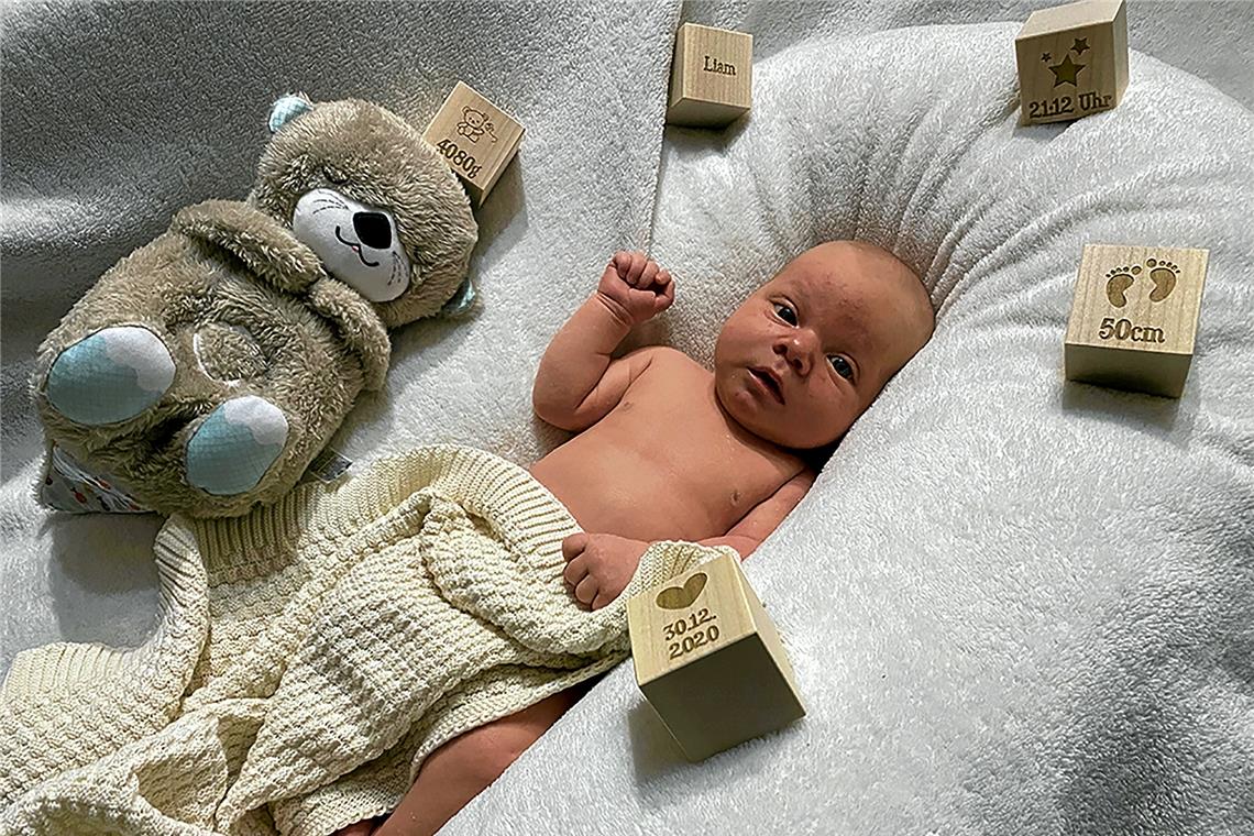 Der kleine Liam Jayden war das 3000. Baby, das vergangenes Jahr in einer der Rems-Murr-Kliniken das Licht der Welt erblickte.Foto: RMK