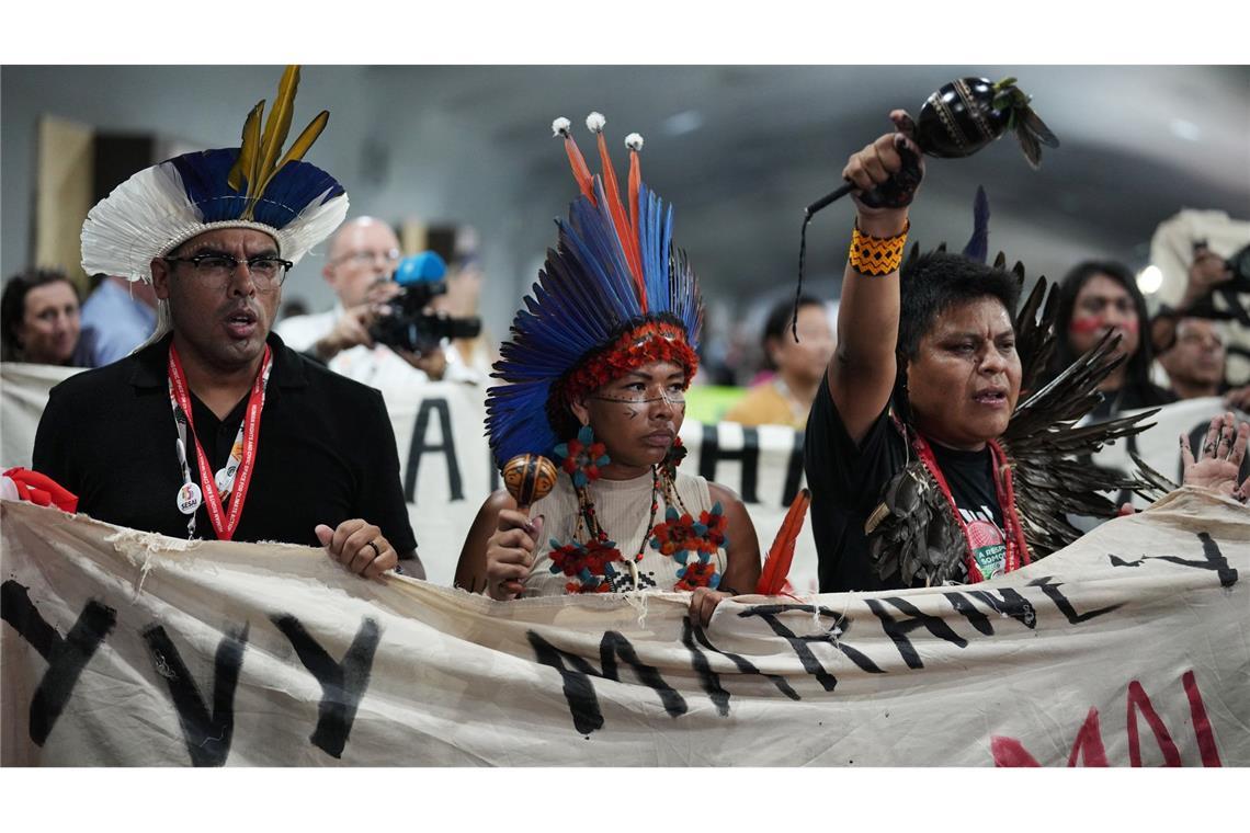 Der Klimagipfel war von Protesten Indigener begleitet worden.