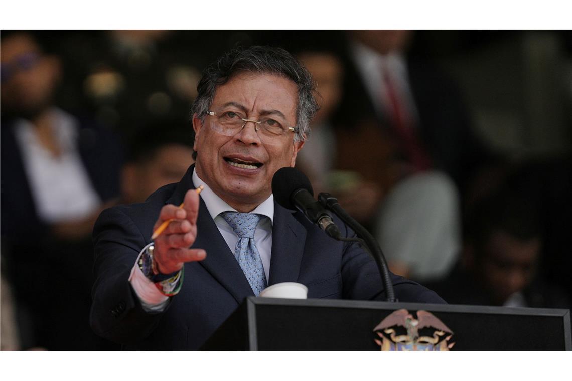 USA setzen Kolumbiens Präsidenten Petro auf Sanktionsliste Der kolumbianische Präsident Gustavo Petro ist von der US-Regierung sanktioniert worden.
