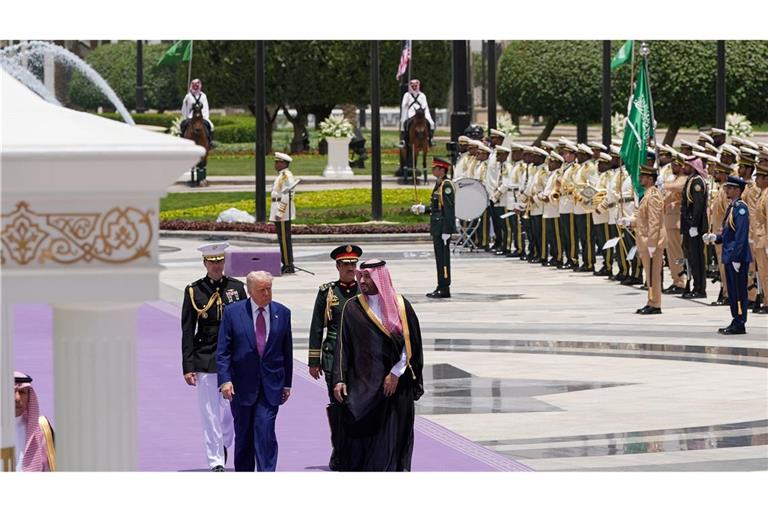 Der Kronprinz empfing den Gast aus Amerika mit allerlei Pomp.