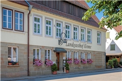 Der Landgasthof Krone liegt am Rathausplatz 3 in Fornsbach und gehört fest zur Dorfgemeinschaft. Ganze 26-mal hat die Krone dort bereits eine Hocketse veranstaltet. Foto: Stefan Bossow