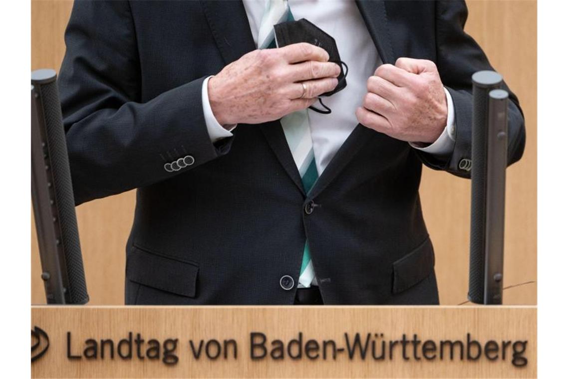 Landtag räumt Regierung mehr Mittel im Corona-Kampf ein Der Landtag in Baden-Württemberg. Foto: Marijan Murat/dpa/