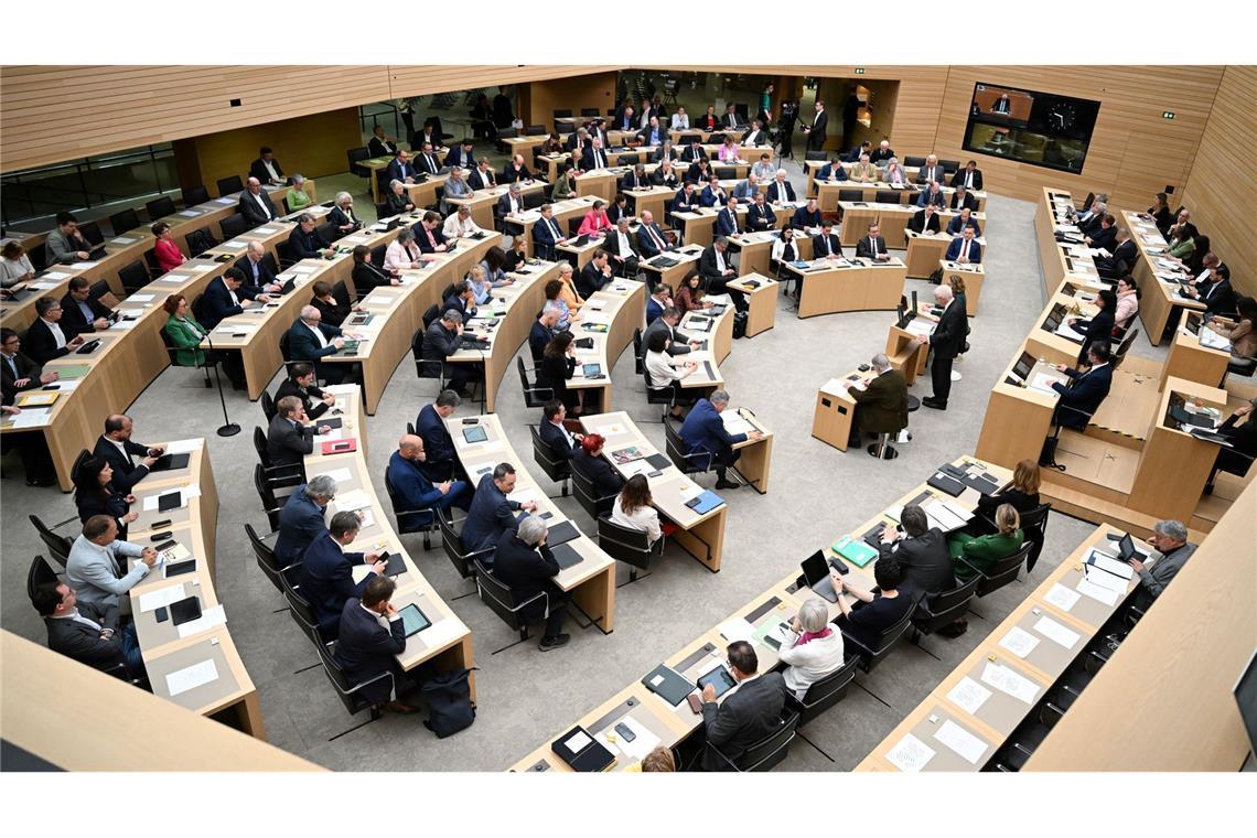 Der Landtag von Baden-Württemberg.