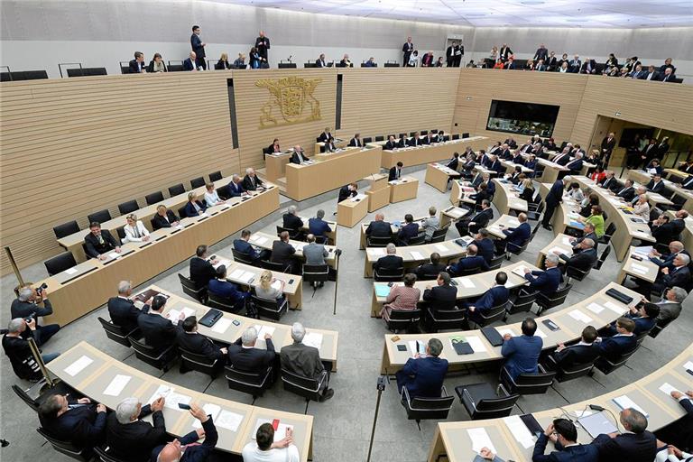 Der Landtag von Baden-Württemberg, hier bei einer Plenarsitzung im Jahr 2016, wird 2026 neu gewählt. Foto: Landtag von Baden-Württemberg
