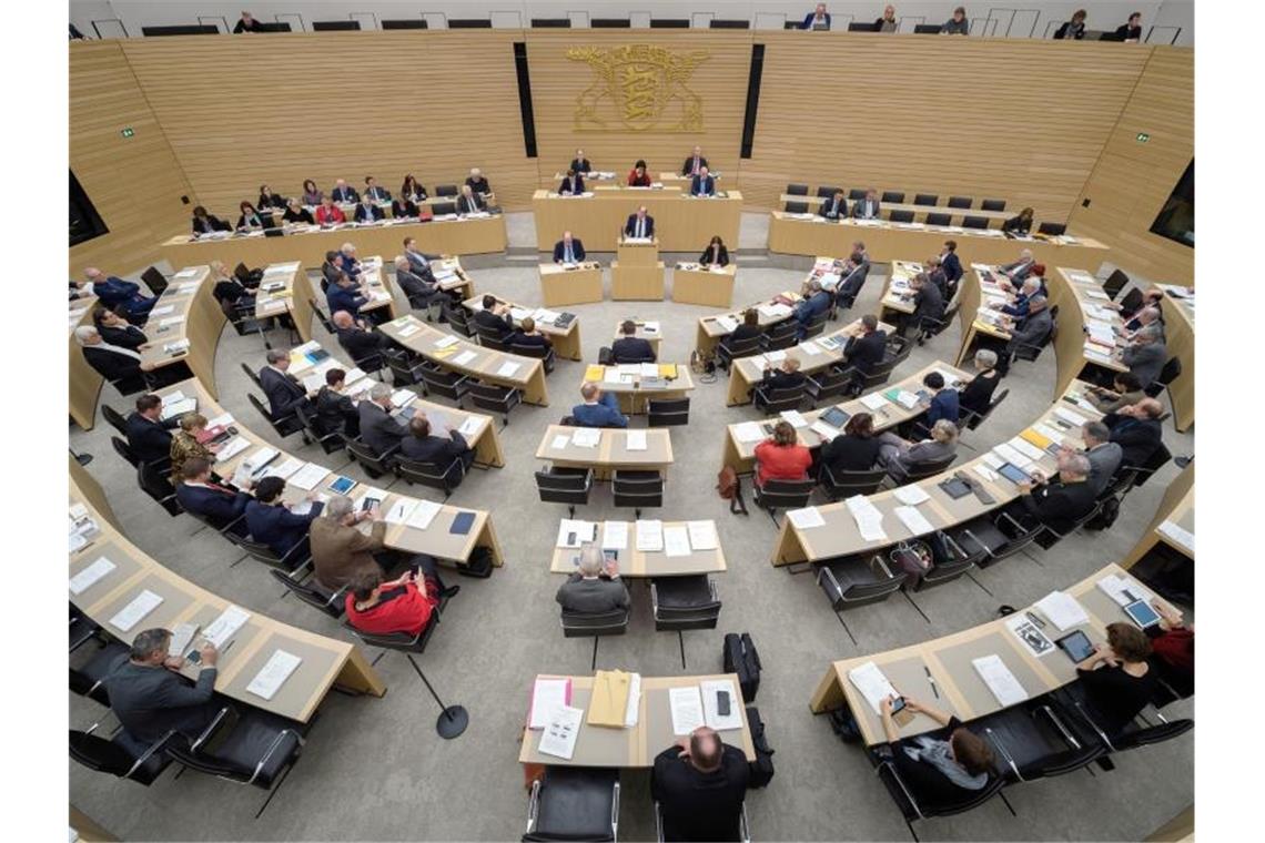 Wahlforscher erwartet neue Südwest-Regierungskonstellation Der Landtag von Baden-Württemberg in Stuttgart. Foto: Sina Schuldt/dpa/Archivbild