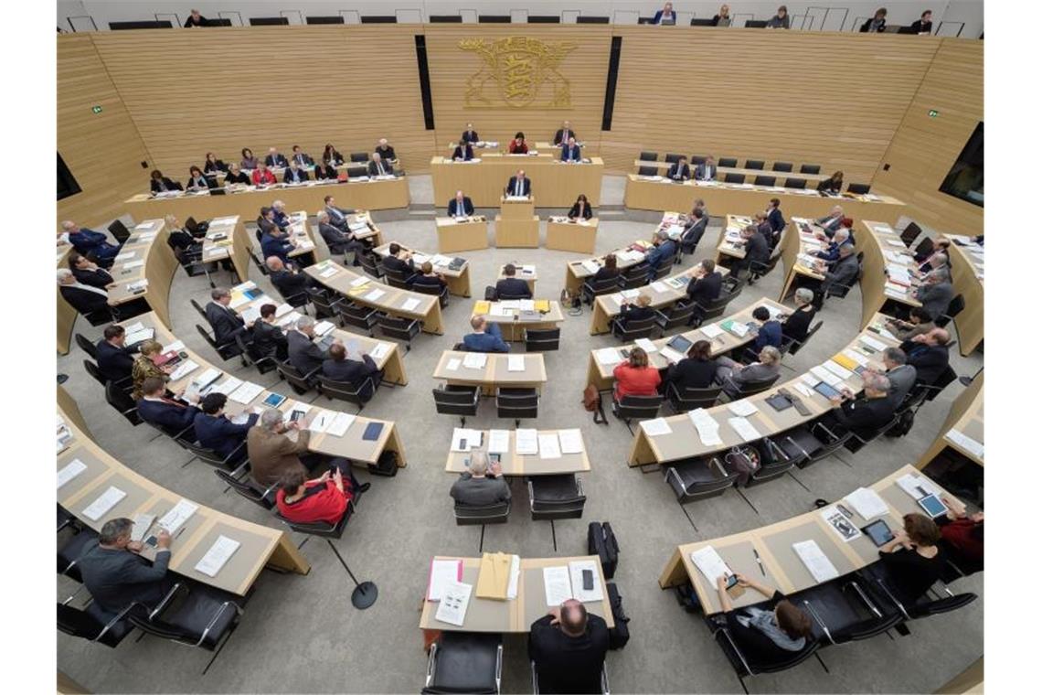 Der Landtag von Baden-Württemberg in Stuttgart. Foto: Sina Schuldt/dpa/Archivbild