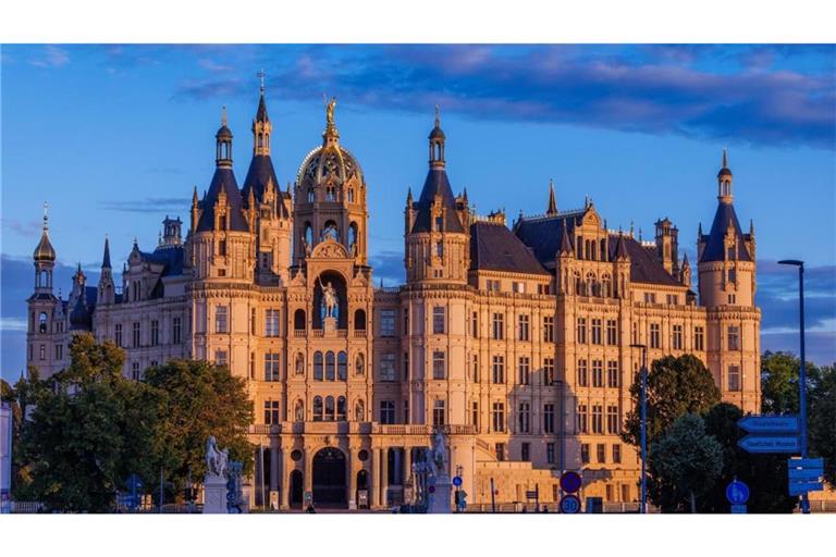 Der Landtagssitz von Mecklenburg-Vorpommern im Schweriner Schloss.