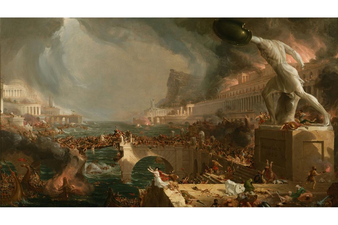 „Der Lauf des Imperiums“ ist eine Serie von fünf Gemälden des amerikanischen Malers Thomas Cole, entstanden zwischen 1833 und 1836. Die Serie schildert Aufstieg und Fall einer imaginären Stadt am unteren Ende eines Flusstals, nahe dessen Mündung in eine Meeresbucht.