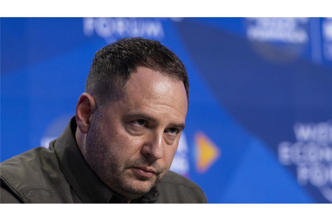 Der Leiter des Präsidentenbüros, Andrij Jermak, galt bisher als der eigentliche starke Mann in der Ukraine. (Archivbild)