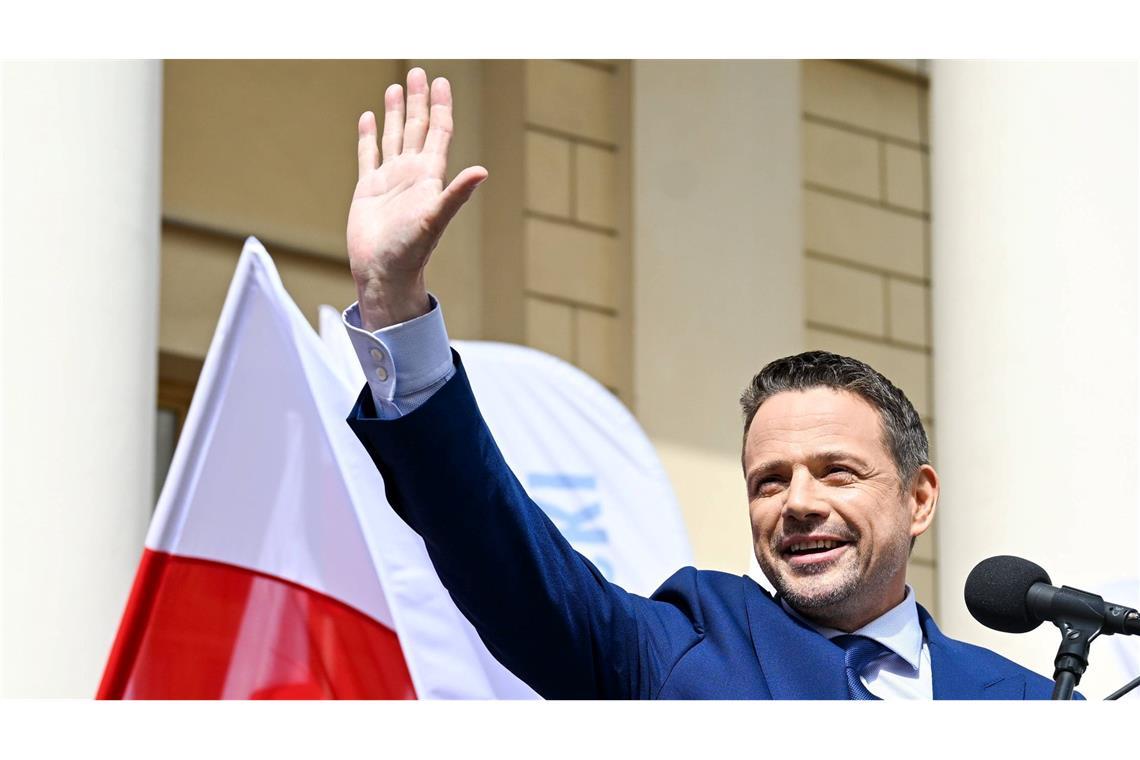 Rafal Trzaskowski: Bürgermeister mit Außenpolitik-Erfahrung Der liberale polnische Präsidentschaftskandidat Rafal Trzaskowski ist ein enger Mitstreiter von Regierungschef Donald Tusk. (Archivbild)