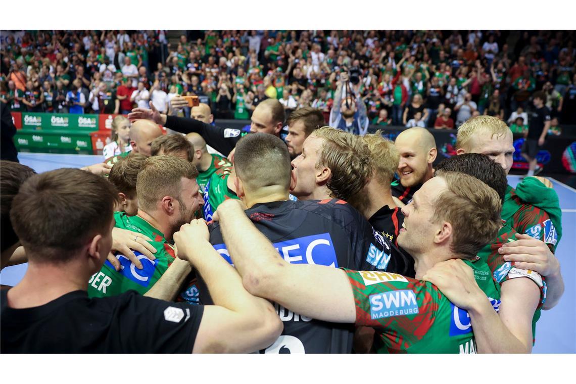 Der Magdeburger Jubel kannte nach dem Titelgewinn keine Grenzen.