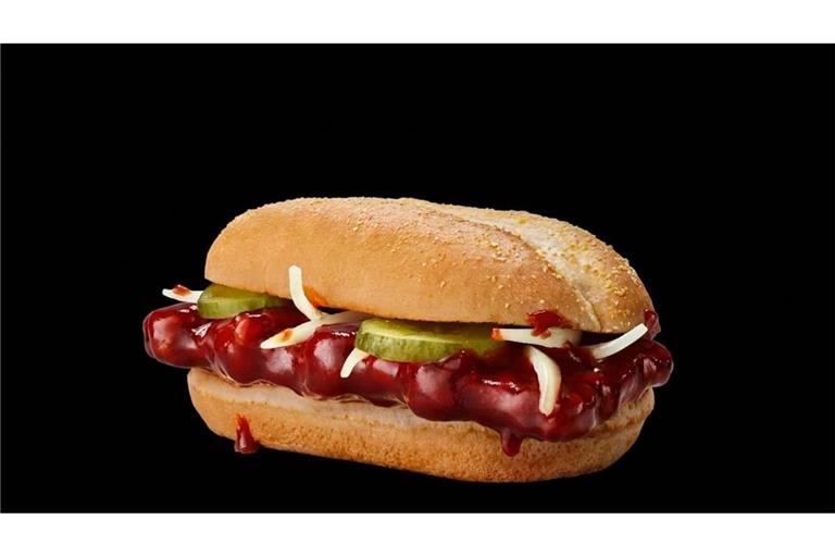 Der McRib ist in Deutschland nicht mehr erhältlich.