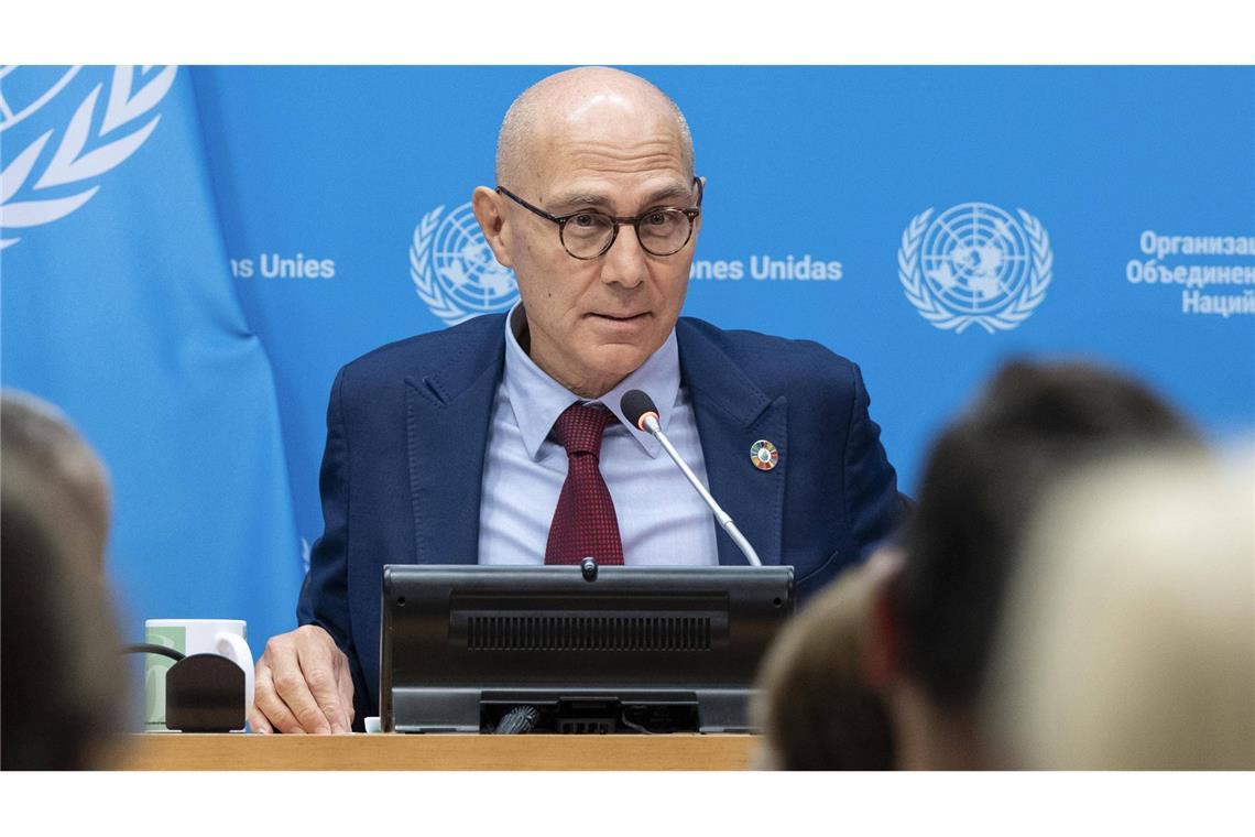 Der Menschenrechtskommissar der Vereinten Nationen, Volker Türk, wirft Israel Kriegsverbrechen im Westjordanland vor (Archivfoto).
