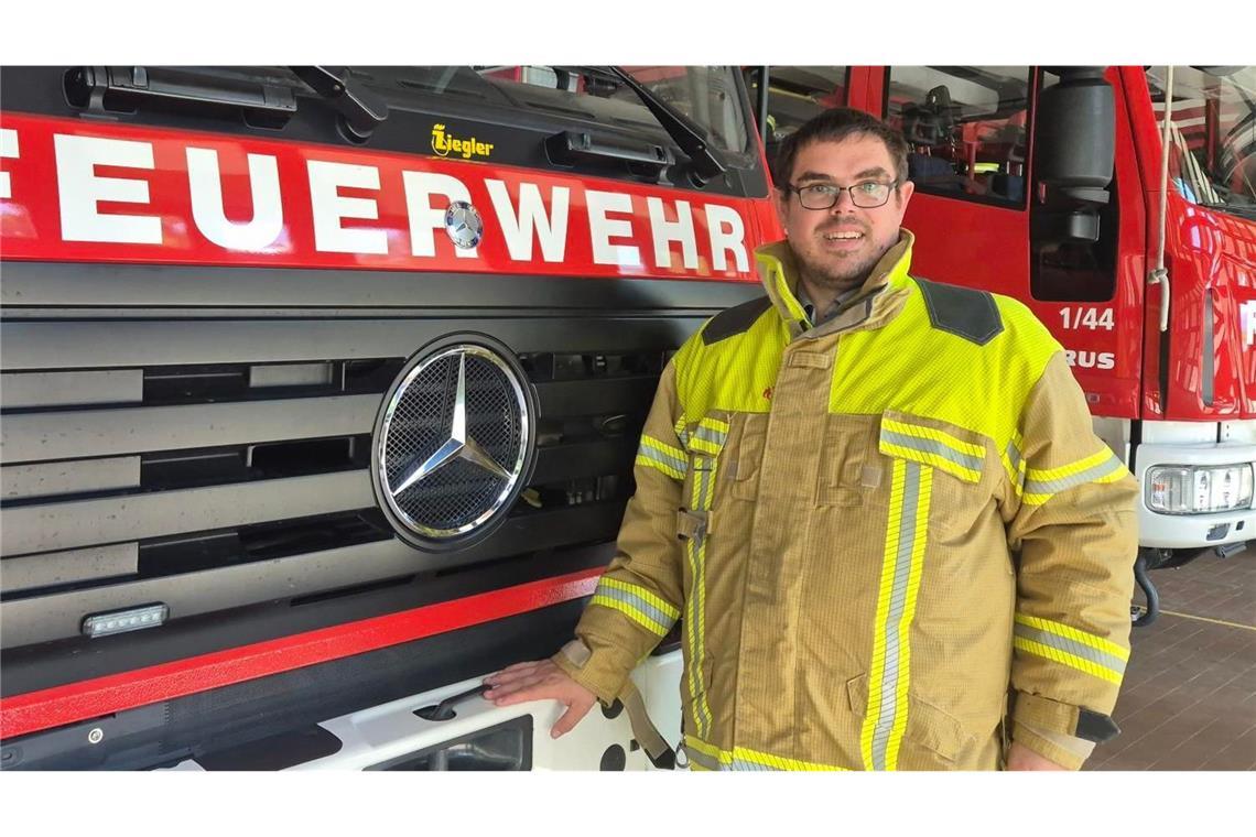 Der Mercedes-Stern begegnet Markus Straub auch nach seinem Abschied bei dem Stuttgarter Konzern –&nbsp;etwa in der Feuerwache.