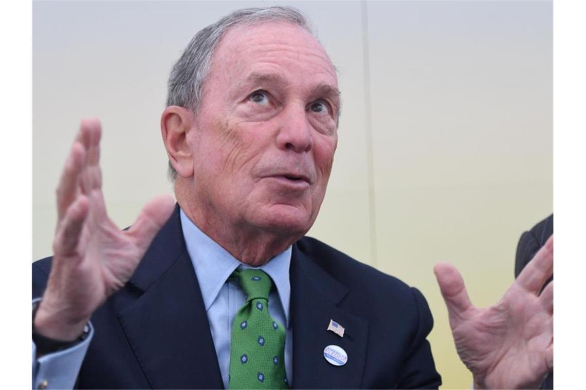 Der Milliardär und frühere New Yorker Bürgermeister, Michael Bloomberg, will US-Präsident Donald Trump bei der Wahl 2020 herausfordern. Foto: Henning Kaiser/dpa