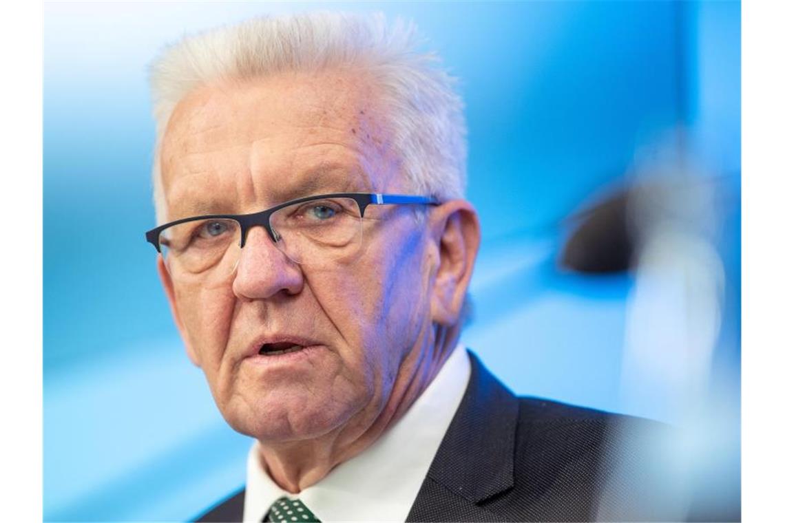 Der Ministerpräsident von Baden-Württemberg, Winfried Kretschmann. Foto: Sebastian Gollnow