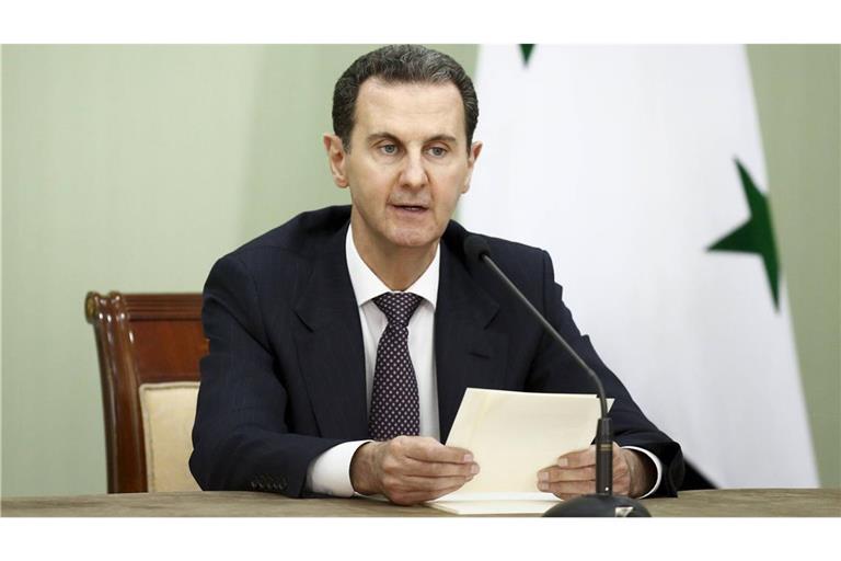 Der mit dem Iran verbündete syrische Machthaber Baschar al-Assad äußerte sein Beileid. (Archivbild)