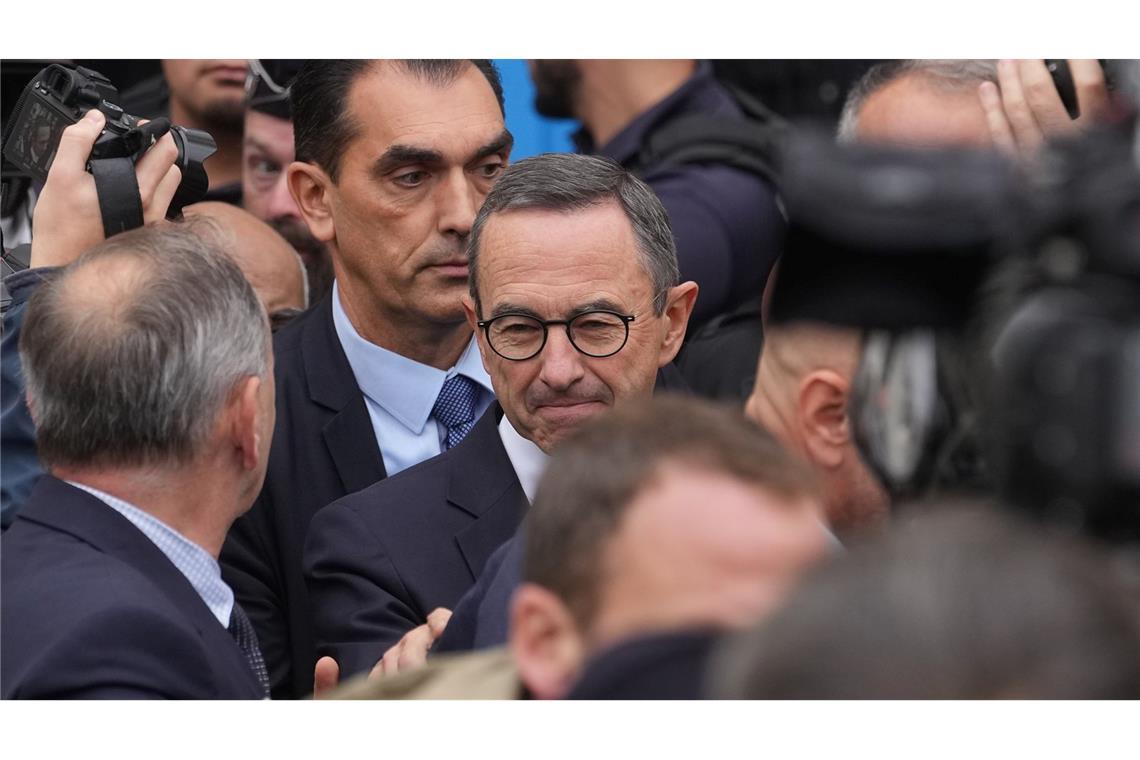 Der mit der Zusammensetzung der neuen Regierung unzufriedene Chef der Konservativen, Bruno Retailleau, hatte den Rücktritt von Frankreichs Premier provoziert (Archivbild).