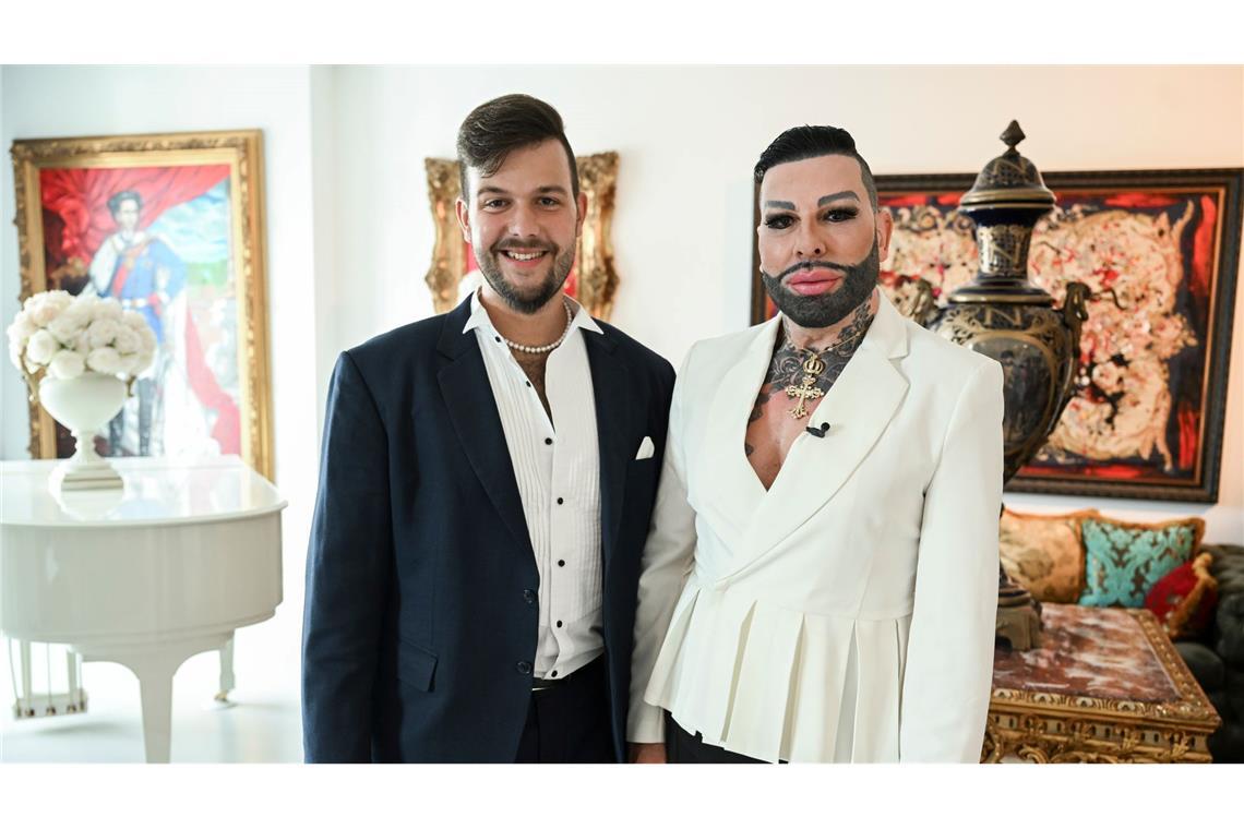 Zwischen Politik und Glamour: Promi-Paare im Liebesglück Der Modedesigner Harald Glööckler und der CDU-Politiker Marc-Eric Lehmann zeigten sich eine Zeit lang öffentlich vertraut. (Archivbild)