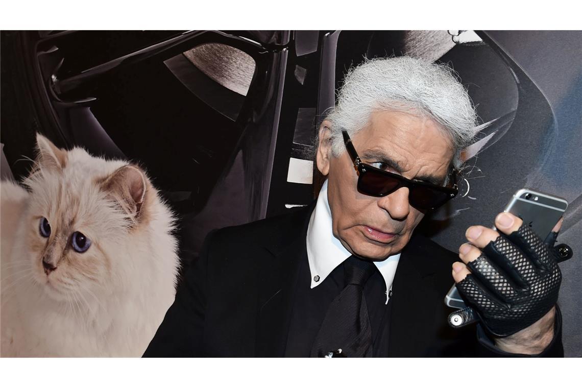 Kolossaler Karl-Comic: Lagerfelds Leben als Graphic Novel Der Modedesigner Karl Lagerfeld (hier im Jahr 2015) liebte Kommunikation, aber verschwieg auch Sachen, wenn er das besser fand. (Archivbild)