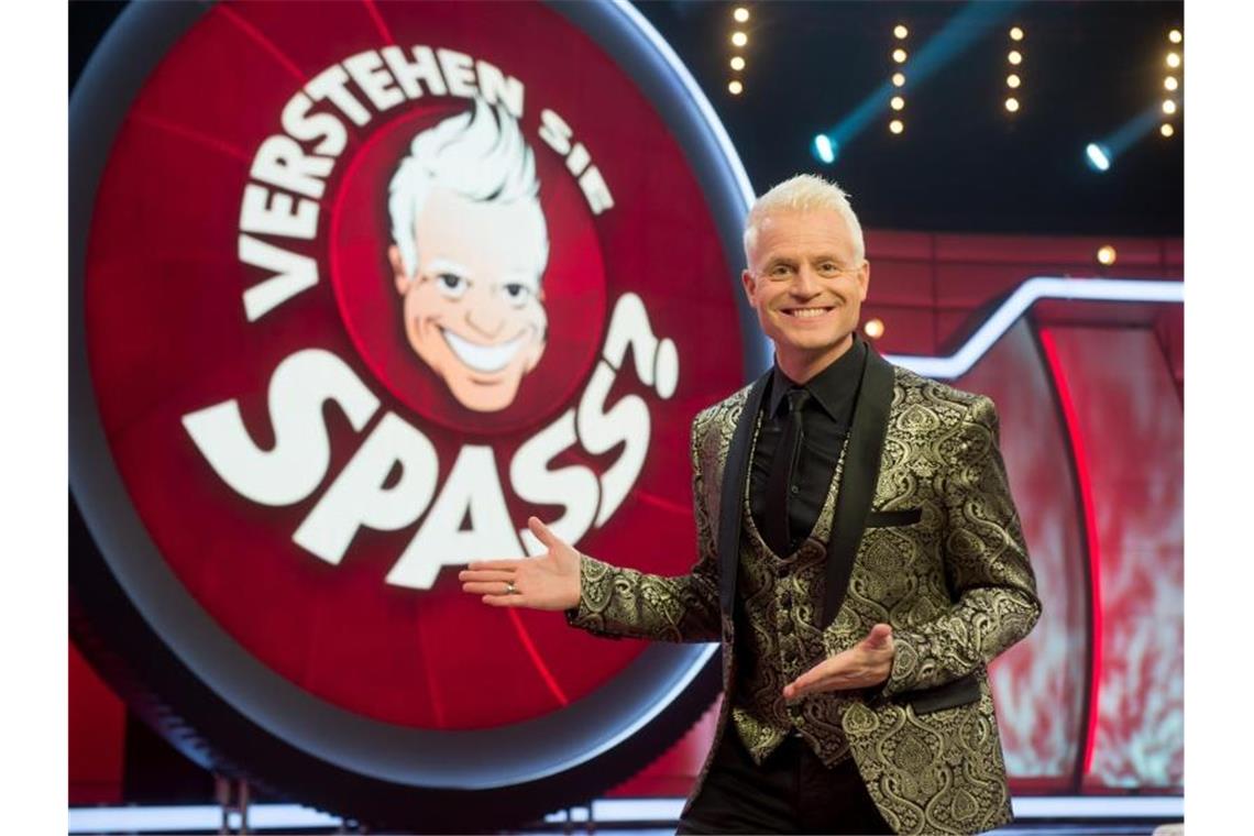 Der Moderator Guido Cantz vor der Aufzeichnung der Sendung "Verstehen Sie Spaß?". Foto: Tobias Hase/Archivbild