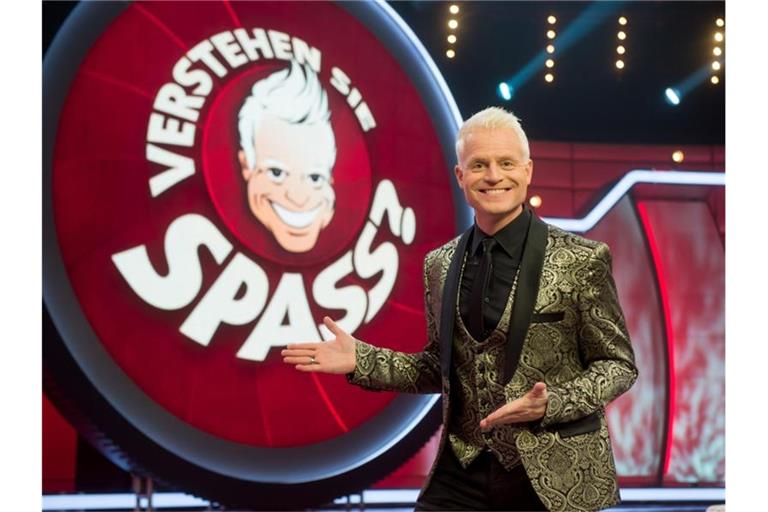 Der Moderator Guido Cantz vor der Aufzeichnung der Sendung "Verstehen Sie Spaß?". Foto: Tobias Hase/Archivbild