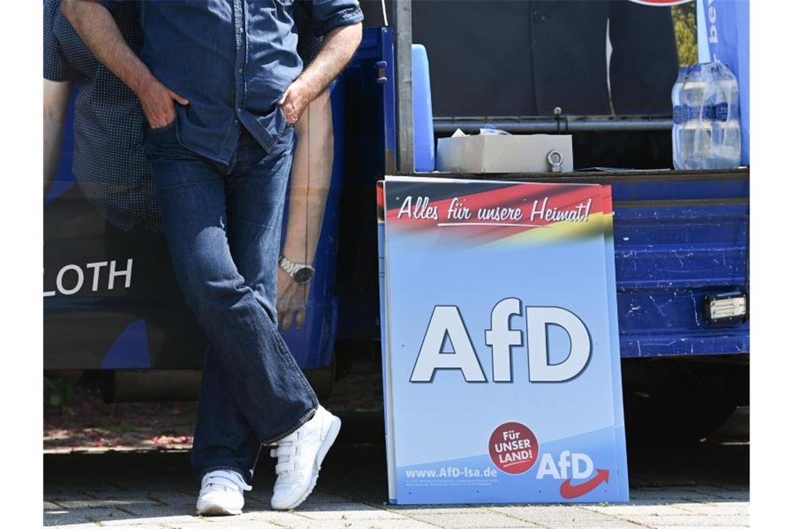 Der mögliche Wahlsieg der AfD war in den letzten Tagen das beherrschende Thema im Wahlkampf. Foto: Sebastian Kahnert/dpa-Zentralbild/dpa
