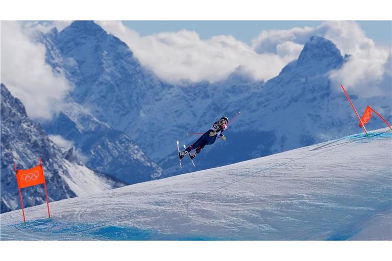 Der Moment, in dem Lindsey Vonns Olympiatraum 20206 platzte.