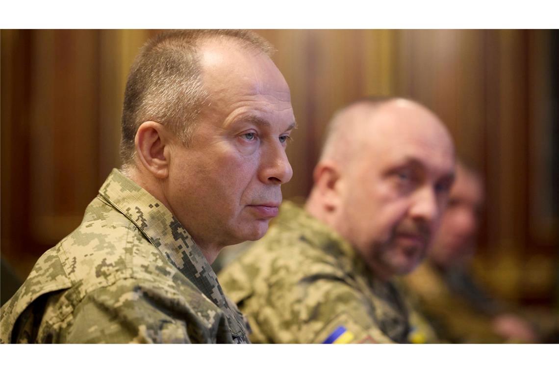 Syrskyj: Neue russische Offensive hat "faktisch" begonnen Der monatliche Rekrutierungsbedarf der ukrainischen Armee ist von Oberbefehlshaber Olexander Syrskyj mit 30.000 Mann beziffert worden. (Archivbild)