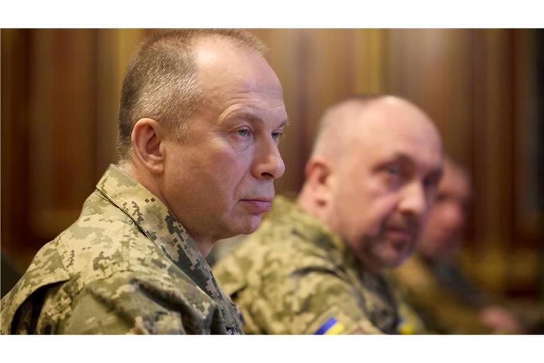 Der monatliche Rekrutierungsbedarf der ukrainischen Armee ist von Oberbefehlshaber Olexander Syrskyj mit 30.000 Mann beziffert worden. (Archivbild)
