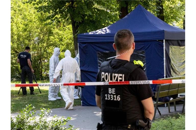 Der Mord ereignete sich im August 2019 in der Parkanlage Kleiner Tiergarten in Berlin. Foto: Paul Zinken/dpa