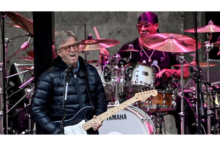 Der Musiker Eric Clapton kommt im Mai 2026 für drei Konzerte in Mannheim, Köln und München nach Deutschland. (Archivbild)