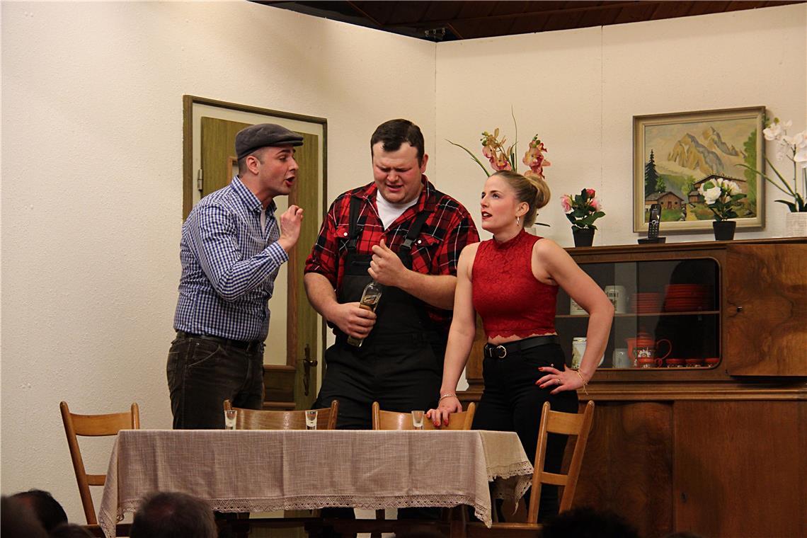 Der Musikverein Rietenau präsentiert – wie hier im vergangenen Jahr – ein Theaterstück bei seiner Jahresfeier. Foto: privat