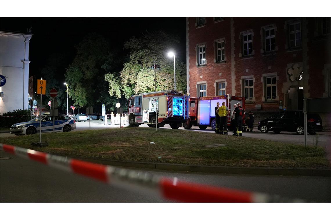 Der mutmaßliche Täter wurde zweimal getroffen.