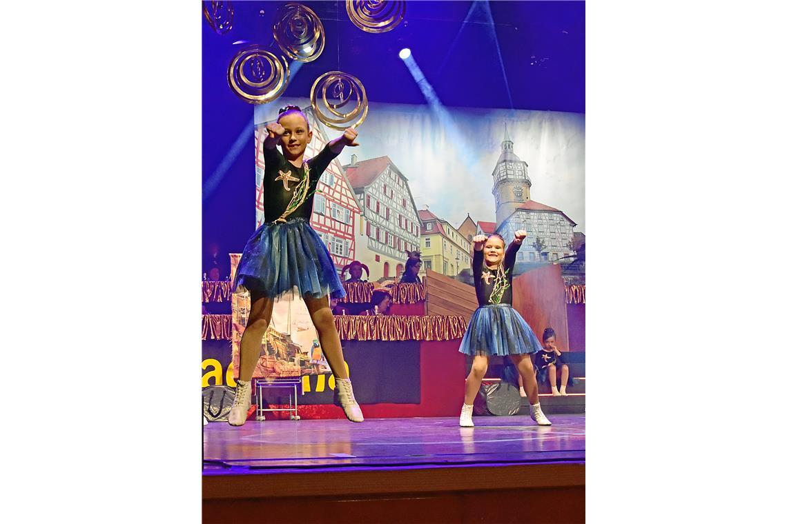 Der Nachwuchs beim Showtanz. Prunksitzung des Backnanger Karnevals-Clubs (BKC) i...