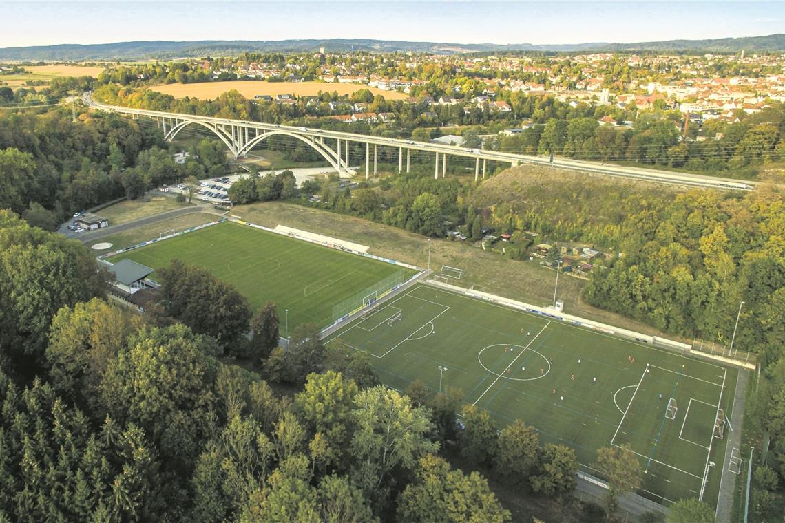 Der nächste Baufortschritt ist am Viadukt zu erwarten. Foto: A. Becher