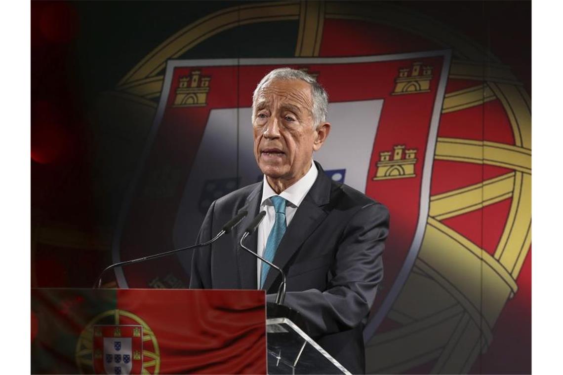 Der Neue bleibt der Alte: Marcelo Rebelo de Sousa, Präsident von Portugal. Foto: Manuel De Almeida/Lusa Pool/AP/dpa