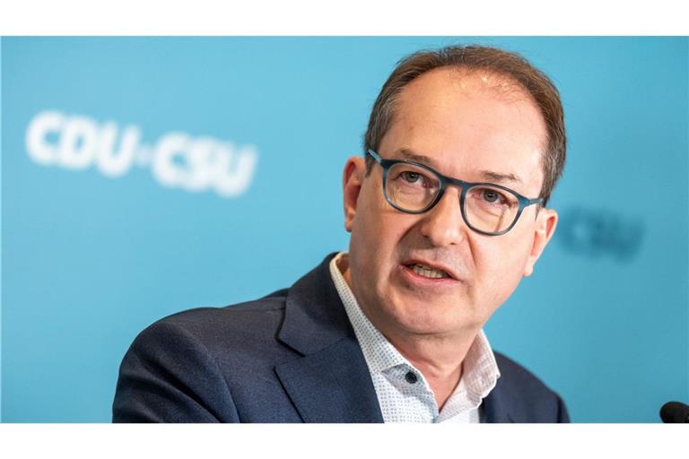 Der neue Bundesinnenminister Alexander Dobrindt