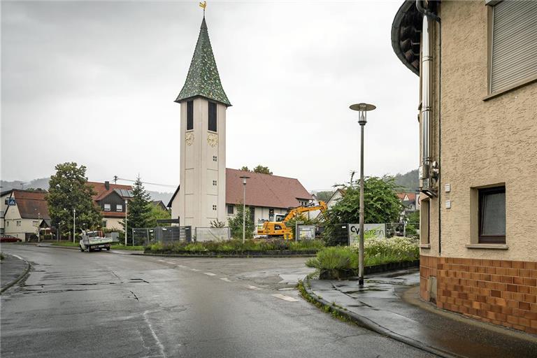 Der neue Dorfplatz wird in der Ortsmitte Oberbrüden entstehen. Archivfoto: Alexander Becher
