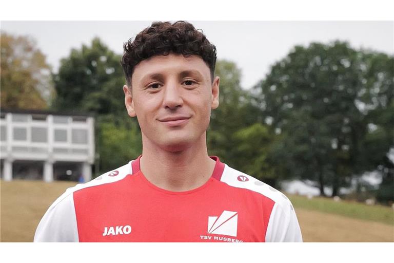 Der neue Mann für Tore beim TSV Musberg: Behar Hasanaj.