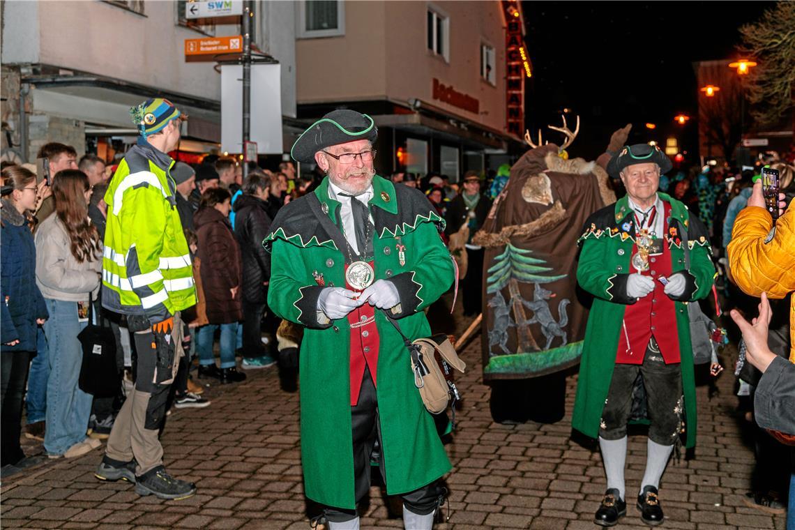 Der neue und der alte Narrenvater der Murreder Henderwäldler
