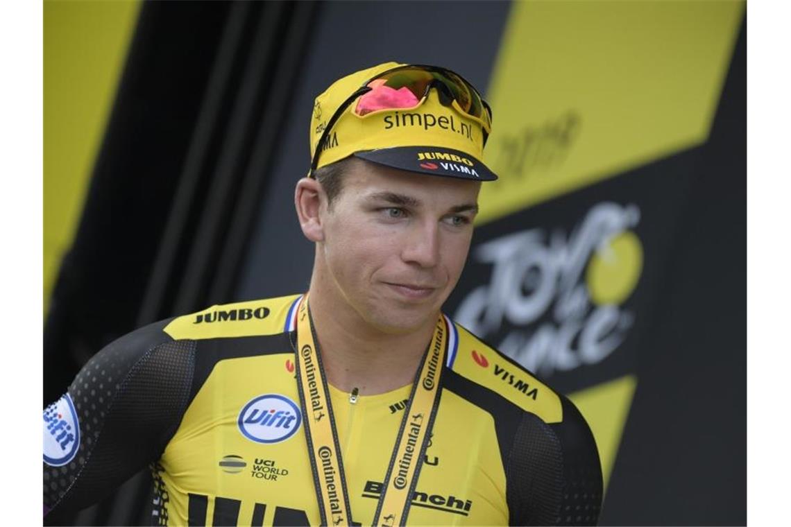 Der Niederländer Dylan Groenewegen vom Team Jumbo-Visma gibt nach neunmonatiger Sperre beim Giro d'Italia sein Comeback. Foto: Yorick Jansens/BELGA/dpa