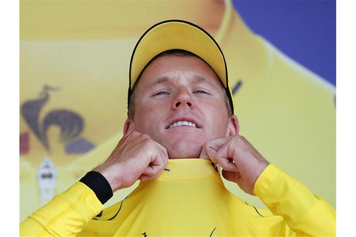 Der Niederländer Mike Teunissen will das Gelbe Trikot verteidigen. Foto: Christophe Ena/AP