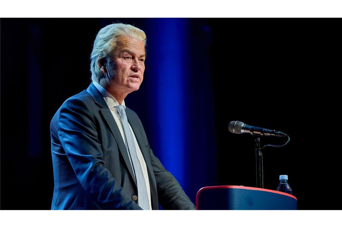 Nach Anschlagsdrohungen: Rechtspopulist Wilders nimmt Wahlkampf wieder auf Der niederländische Rechtspopulist Geert Wilders hat seinen Wahlkampf wieder aufgenommen. (Archivbild)
