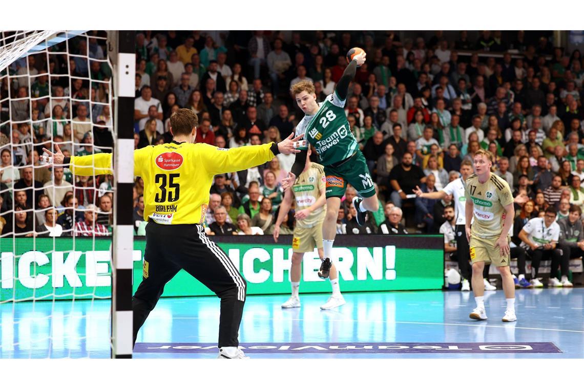 Der Österreicher Franko Lastro: Starke Vorstellung des Göppinger Rechtsaußen.