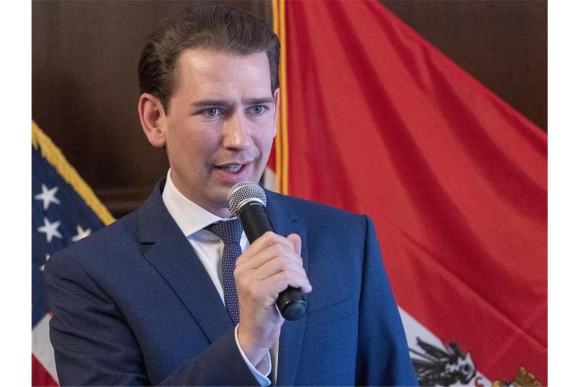 Der österreichische Kanzler Sebastian Kurz trifft in New York Nachkommen von NS-Opfern. Foto: Mary Altaffer/AP/dpa