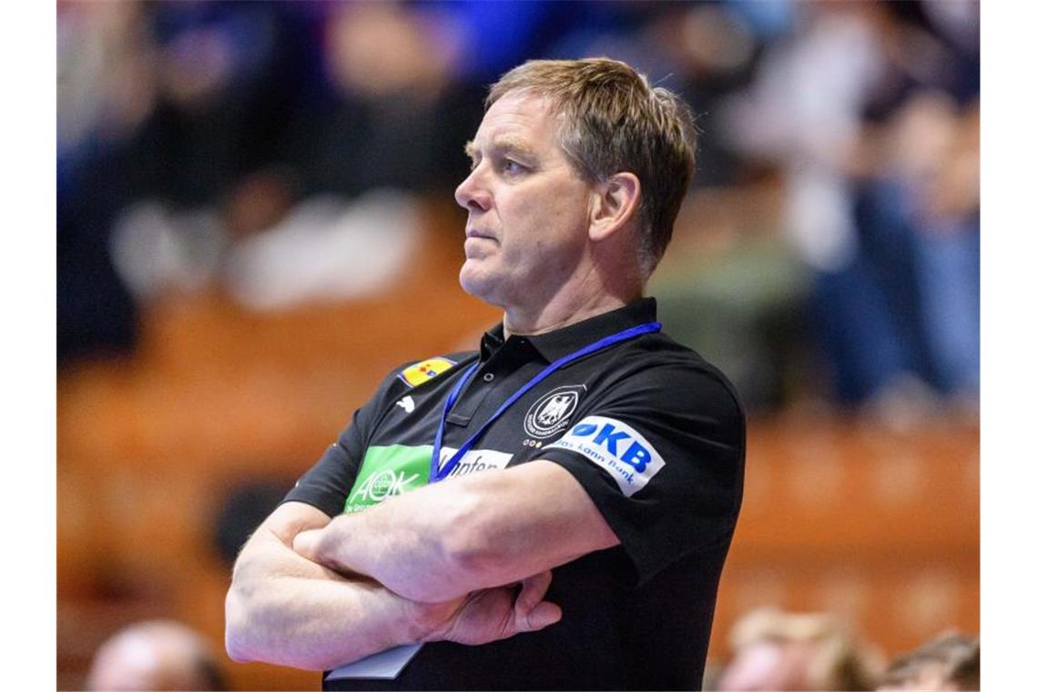 Der Olympia-Kader von Handball-Bundestrainer Alfred Gislason steht. Foto: Sascha Klahn/dpa