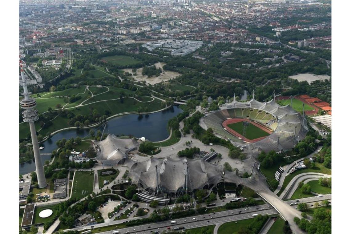 Der Olympiapark in München. Foto: Felix Hörhager/dpa