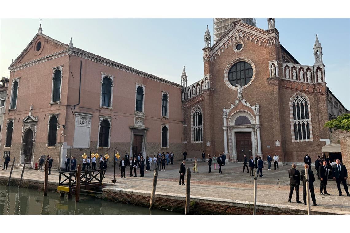 Die große Show: Bezos heiratet in Venedig Der Ort der Party am Abend zuvor: die ehemalige Klosterkirche Madonna dell'Orto.