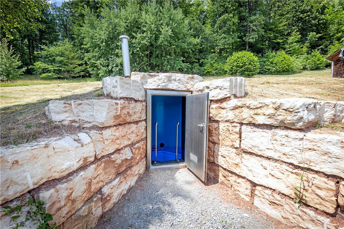 Der Ortsteil Utzenhof wird aktuell noch mittels einer Quelle versorgt.Foto: Alexander Becher